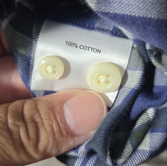 Peter Millar Plaid Button Up 100% Cotton Shirt Sz Xl - Picture 4 of 6